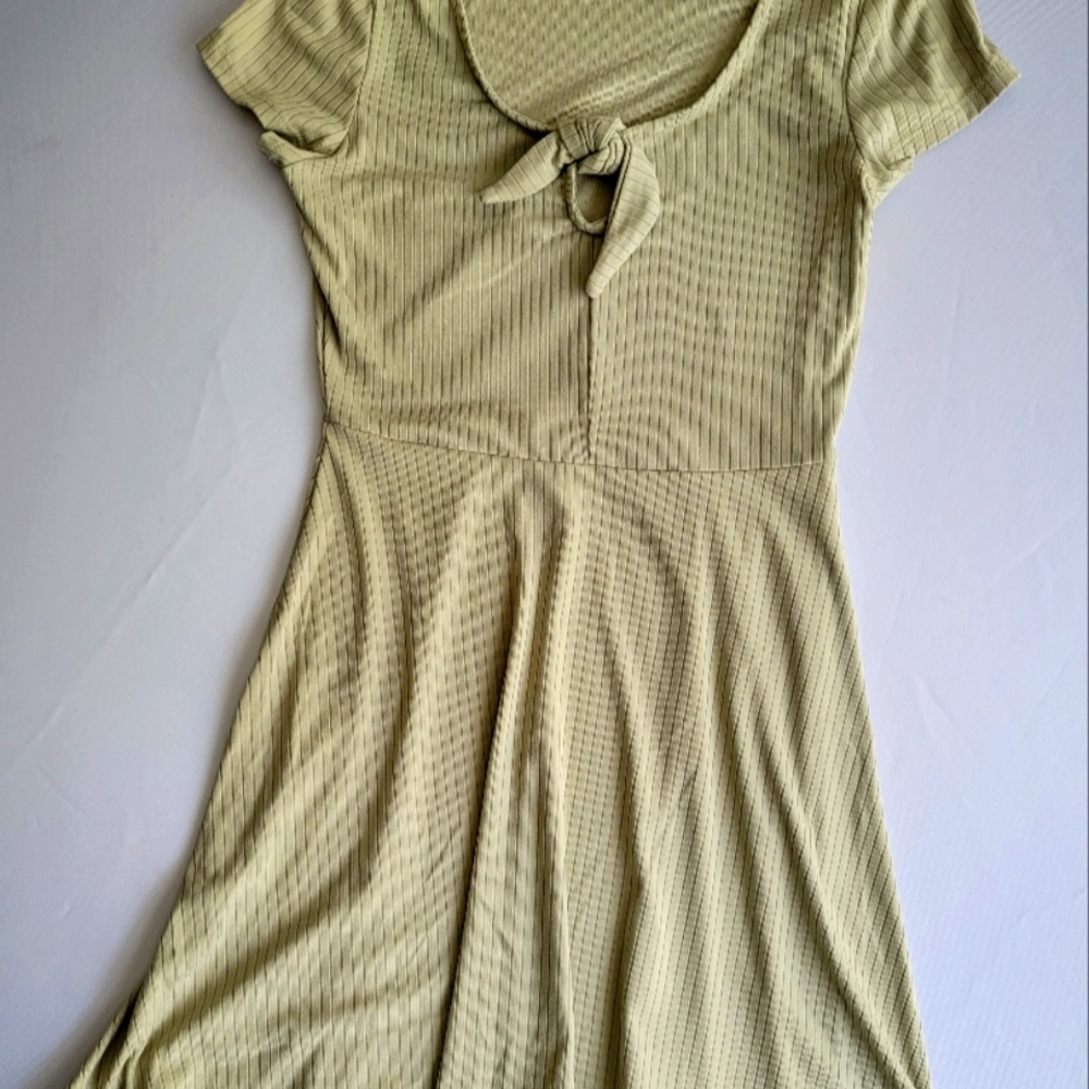 Planet Gold Junior Olive Dress (Medium)